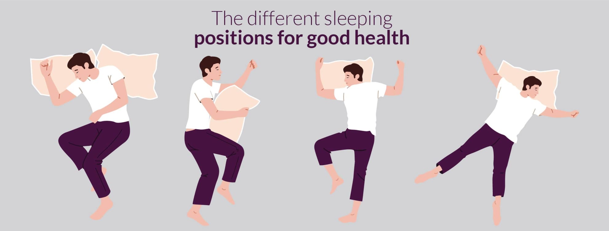 The Different Sleeping Position For Good Health | Amoremattress